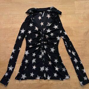 Free People Lucky Shirtee Top XS Perfect!